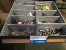 Drawer Lot: Assorted Metalworking Threading Dies and Tooling