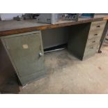 Cabinet and Workbench with Metal Components