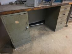 Cabinet and Workbench with Metal Components