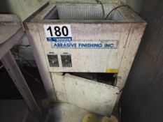 ABRASIVE FINISHING INC. Vibratory Finisher