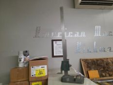 Brown & Sharpe 588 Height Gage and Dual Indicator with Stand