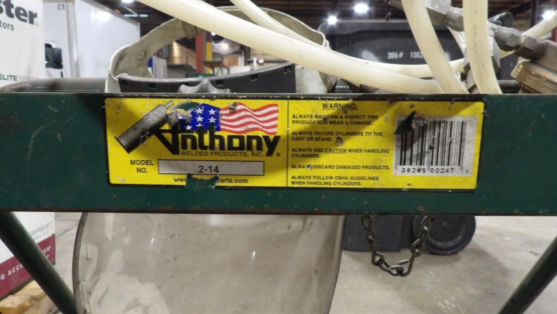 Anthony Welded Products Torch Cart - Model 2-14 - Image 3 of 4
