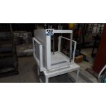 Three Metal Open-Frame Stands
