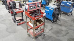 Snap-on MT1552B Digital AVR 12 Volt Starting & Charging Systems Tester with Utility Cart