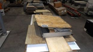 Mixed Lot of Wood and Metal Sheets, Plywood, Metal Plates, Diamond Plate Aluminum