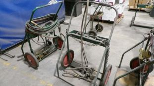 Anthony Welded Products Welding Cart - Model 2-14, Oxy Acetylene Torch Cart, Heavy Duty