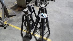 Set of Four Heavy-Duty Adjustable Jack Stands