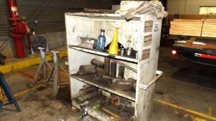 Industrial Metal Shelving Unit, Shop Tools