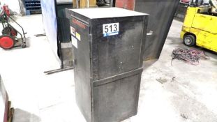 MORGAN Black Heavy-Duty Utility Storage Cabinet with Shelves and Top Tray