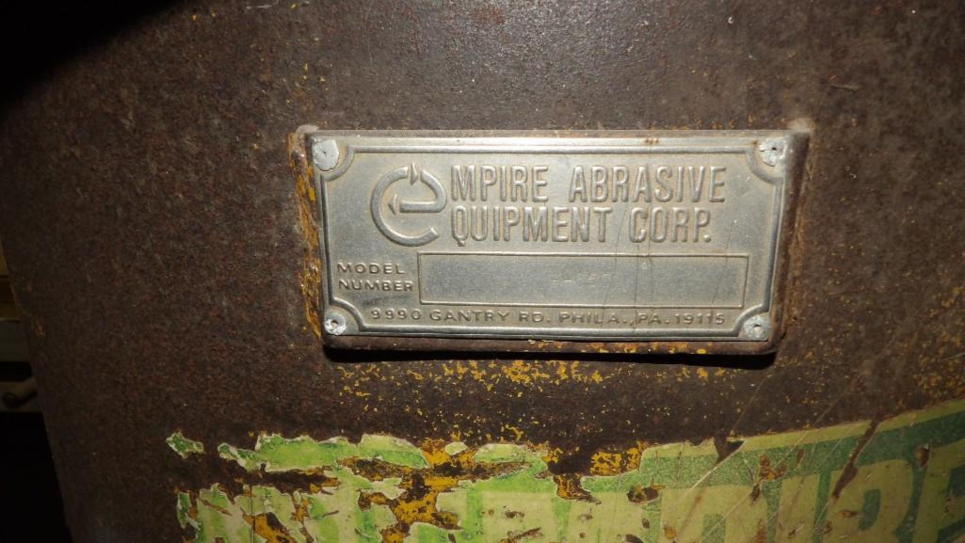 Empire Abrasive Equipment Corp Sandblasting System, Abrasive Blaster - Image 2 of 5