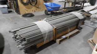 Metal Slotted Angle Posts - Perforated, Bulk Lot