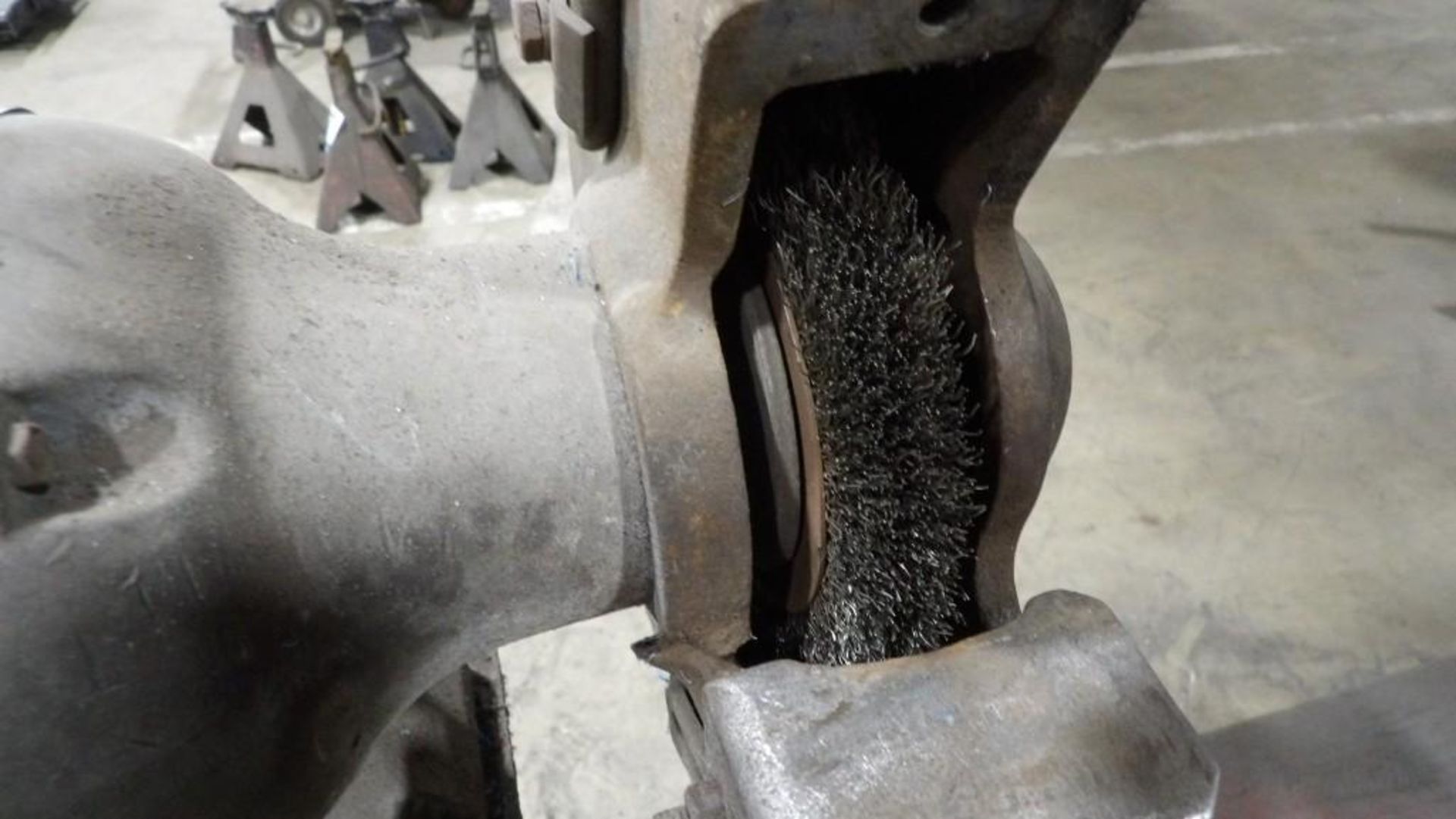 BALDOR Heavy Duty Ball Bearing Grinder-Buffer, Cat No. 712, 1/2 HP - 115/230V - 3600 RPM, on Stand - Image 5 of 6