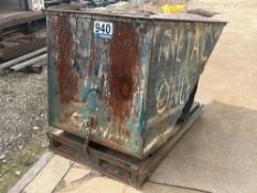 Metal Dump Bin