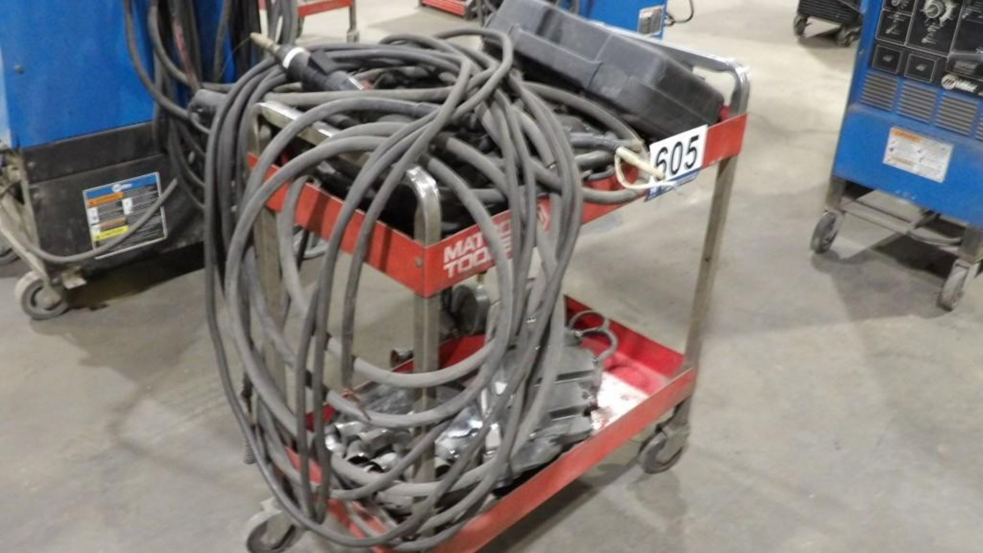 Matco Tools 2-Tier Tool Cart with Welding Cables, Torch & Tools
