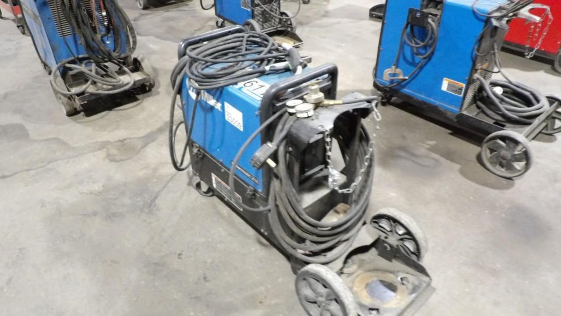 Miller Millermatic 255 MIG Welder - Wheeled Cart, with Torch & Regulator - Image 6 of 6
