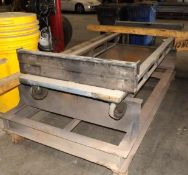 Industrial Material Handling Roller Frame - Heavy-Duty Steel Construction