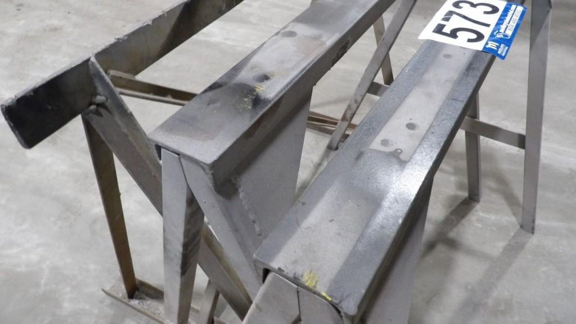 Three Metal Support Stands - Image 4 of 4