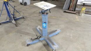 OTC 5078 Air/Hydraulic High Lift Transmission Jack - 2,000 lbs Capacity, Mobile, Blue