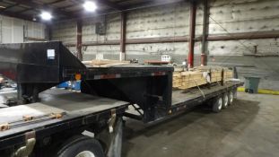 1977 Cherokee 824 Gooseneck Tandem Axle Flatbed Trailer