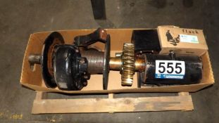 Heavy-Duty Mechanical Drive Assembly, Brass Gear Components