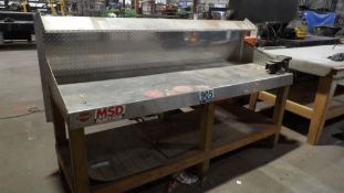 8' Metal Work Table