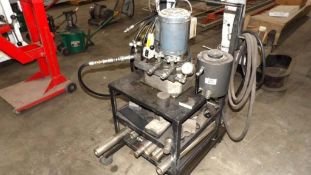 BEE LINE Precision Equipment Hydraulic Power Unit - Portable Cart, Hoses