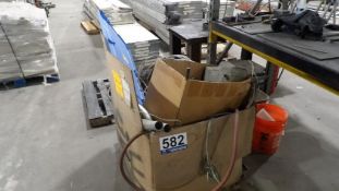 Mixed Lot of Industrial Electrical Components - Electrical Enclosures, Coiled Belts, Wires, Hoses