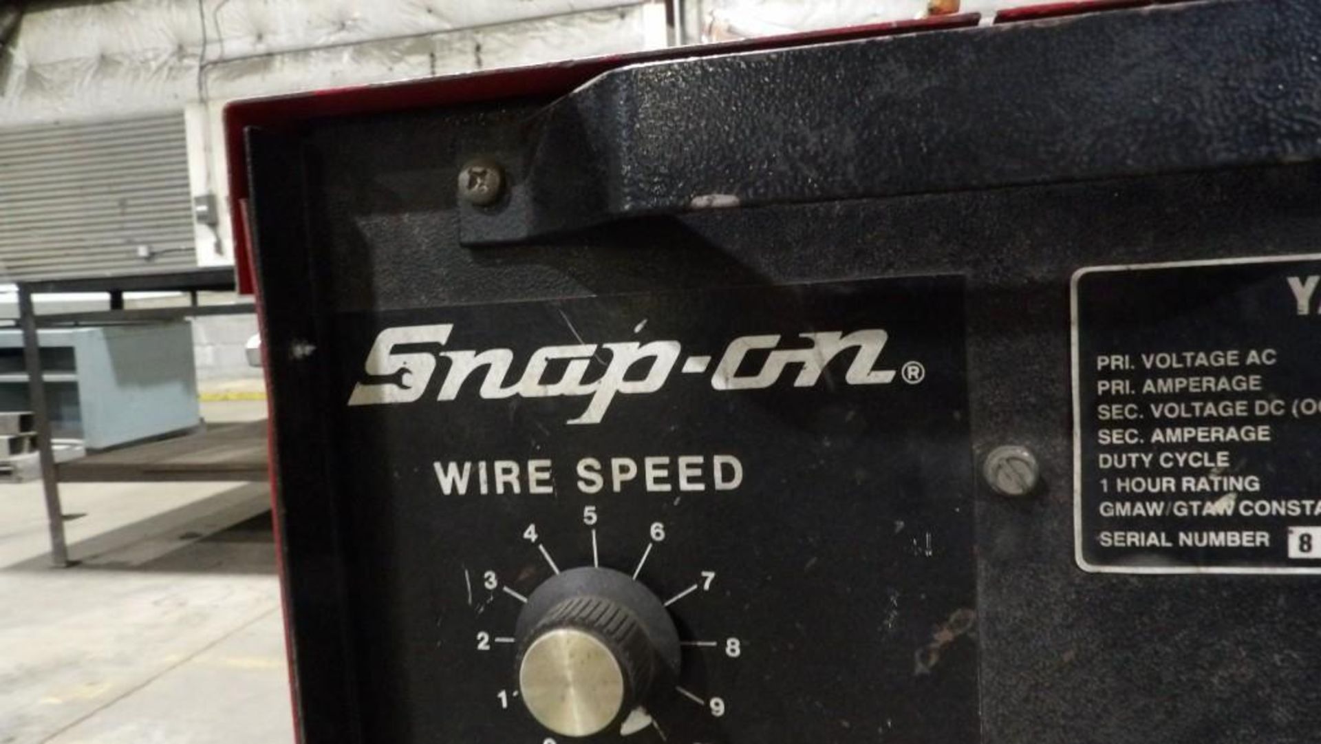 Snap-on YA 212A INDUSTRIAL Welder, GMAW/GTAW Constant Voltage - Image 3 of 6