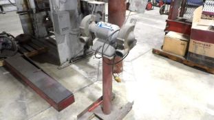 BALDOR Heavy Duty Ball Bearing Grinder-Buffer, Cat No. 712, 1/2 HP - 115/230V - 3600 RPM, on Stand