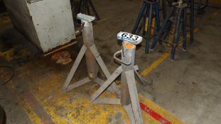 Pair of Heavy-Duty Industrial Jack Stands