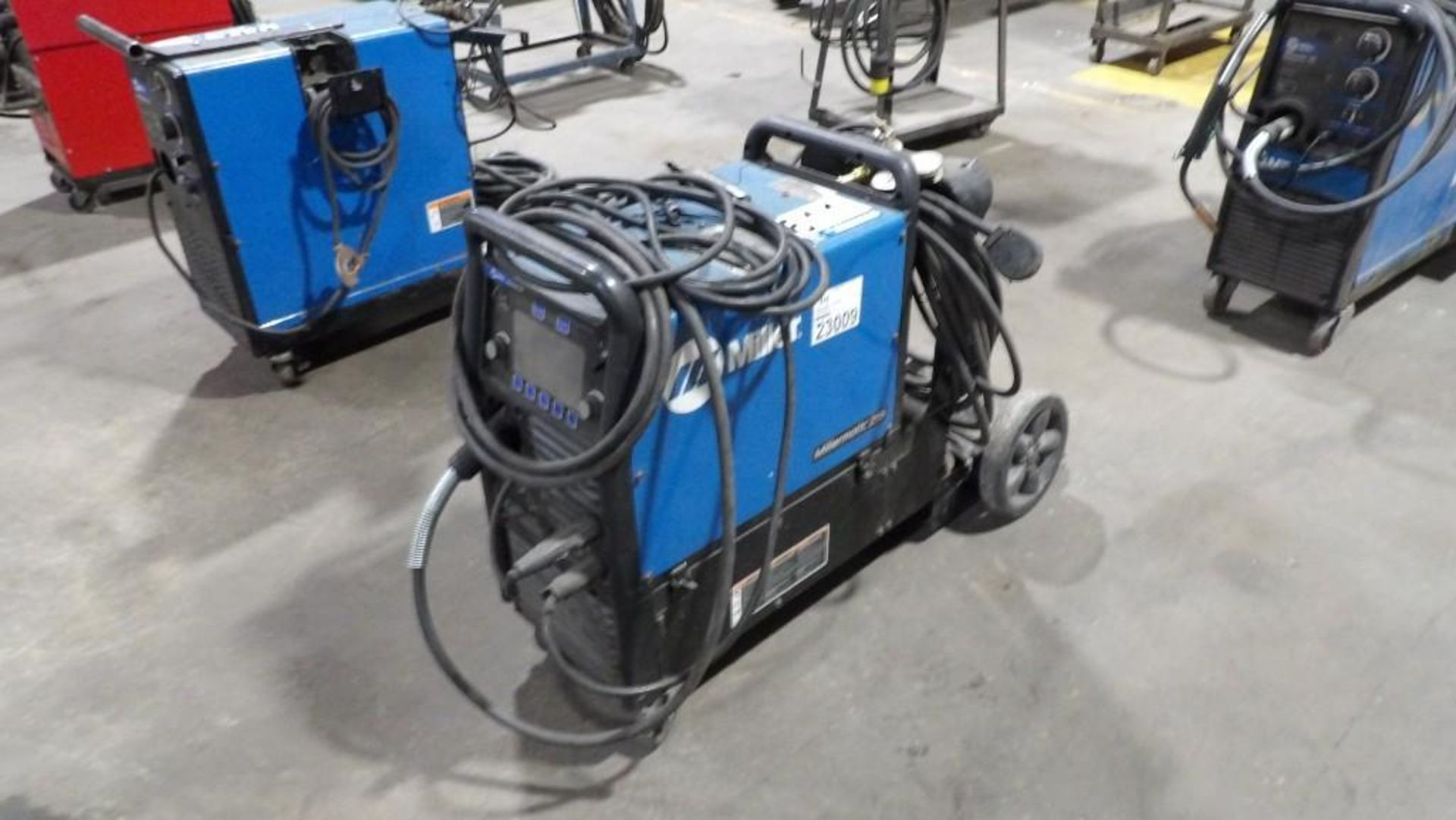 Miller Millermatic 255 MIG Welder - Wheeled Cart, with Torch & Regulator