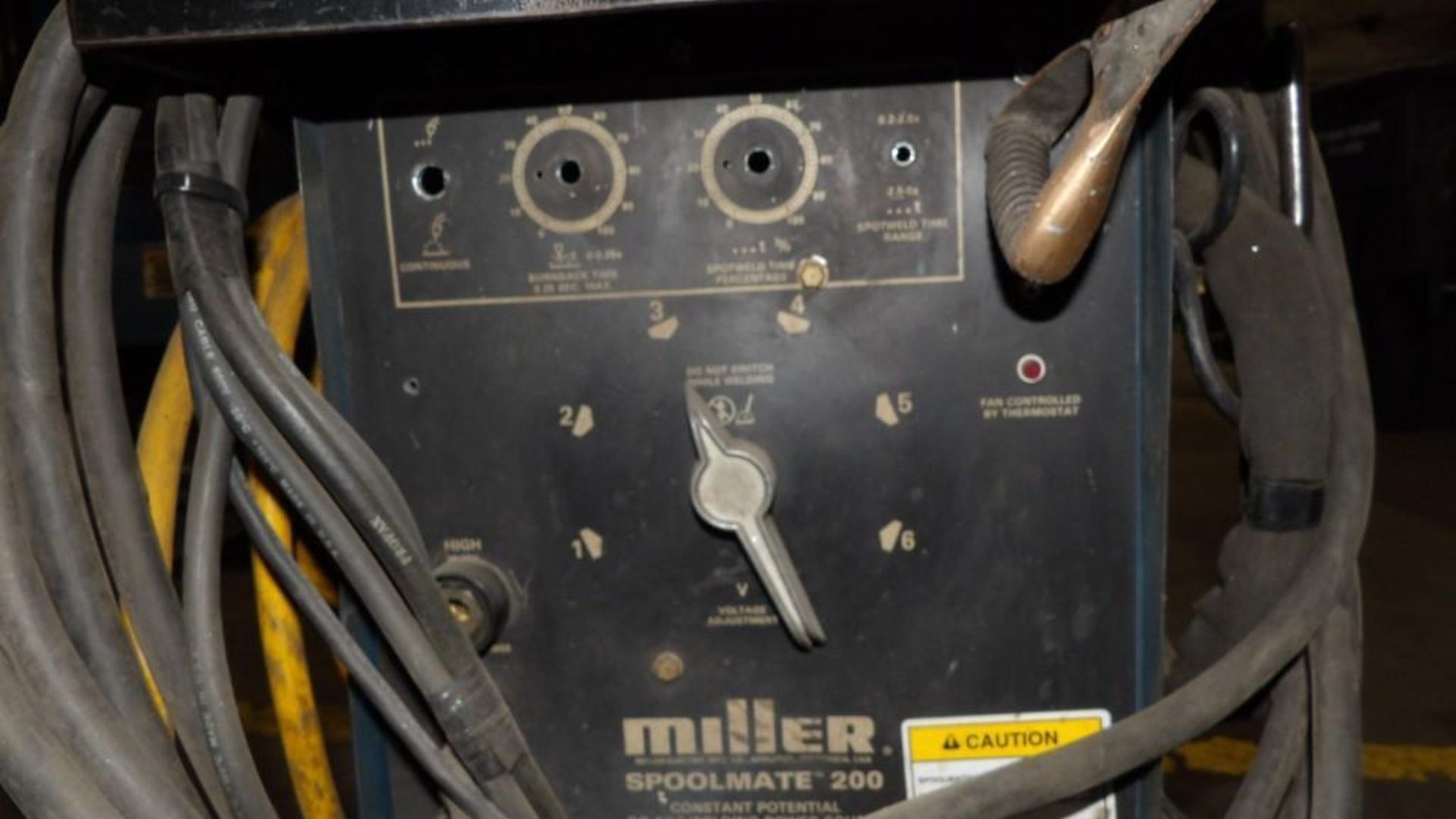 Miller SPOOLMATE 200 DC Arc Welding Power Source -PROFAX AJG-200 Spool Gun Included - Image 3 of 6