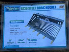 2026 Future FT-RB66 Skid Steer Rock Bucket