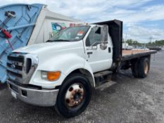 2006 Ford F650 16 S/A Flatbed Dump Super Duty