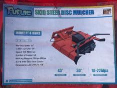 2026 Future FT-XDM43 Skid Steer Mini Disc Mulcher