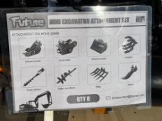 (8) 2026 Future Excavator Attachment