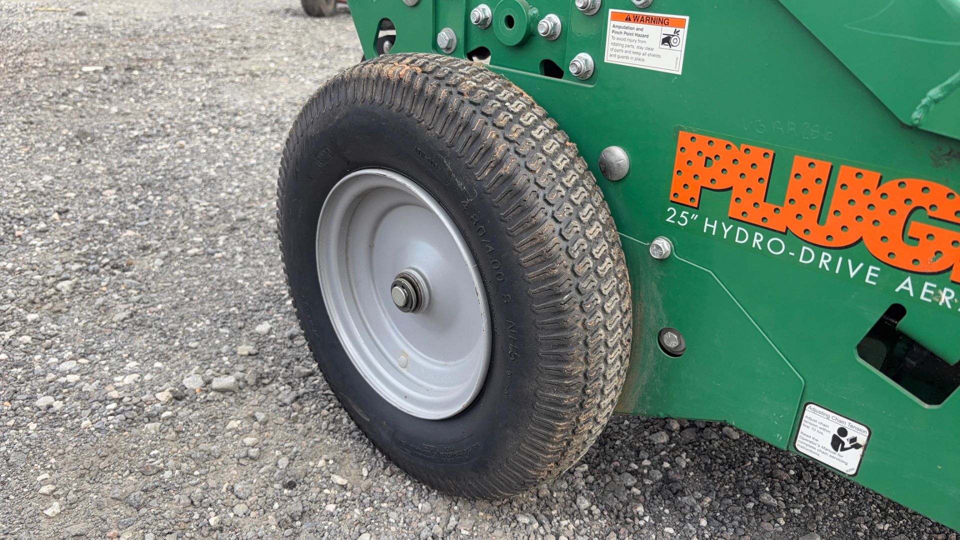Billy Goat Plugger 25" Hydro-Drive Aerator - Image 11 of 15