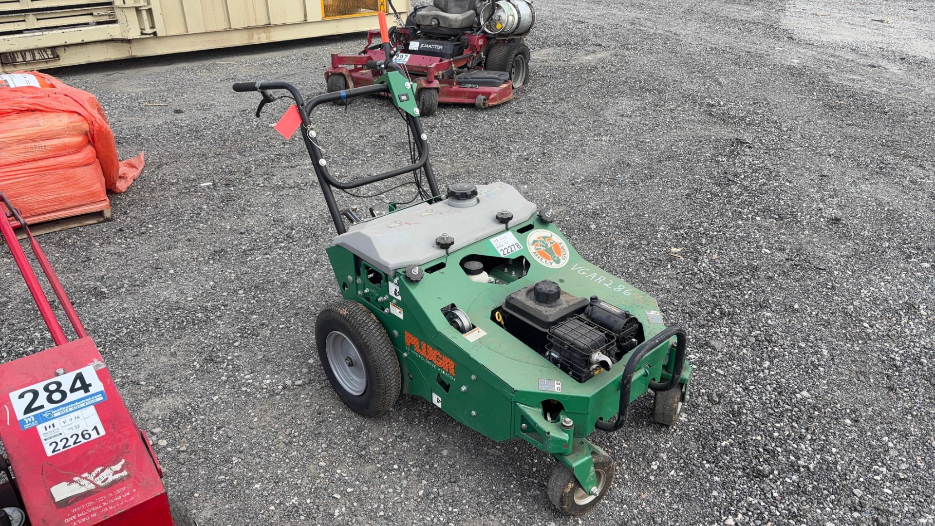 Billy Goat Plugger 25" Hydro-Drive Aerator - Image 4 of 15