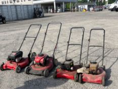 (4) Residential Push Lawnmowers