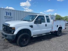 2008 Ford F250 XL Super Duty 4x4 Service Crane Truck