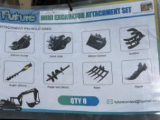 2026 Unused Future Excavator Attachment Set