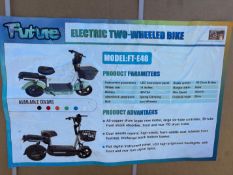2026 Unused Future FT-E48 White & Black Electric Bicycle