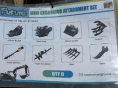 2026 Unused Future Excavator Attachment Set