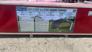 2026 Unused Future FT-ZP20 20' x 30' All-Steel Garage Carport