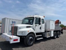 2010 Freightliner M2 106 XCab Service Body Palfinger Crane