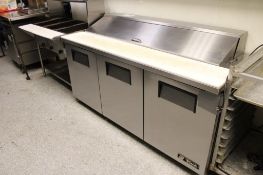 True Refrigerated Prep Table with Cutting Board