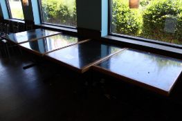 (4) Restaurant Dining Tables