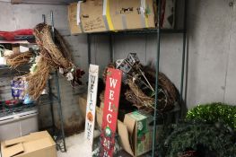 Lot of Assorted Seasonal Decorations and Tools