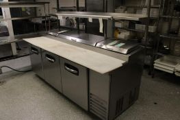 Commercial Stainless Steel Refrigerated Prep Table