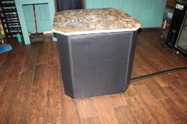 Granite Top Pedestal Table